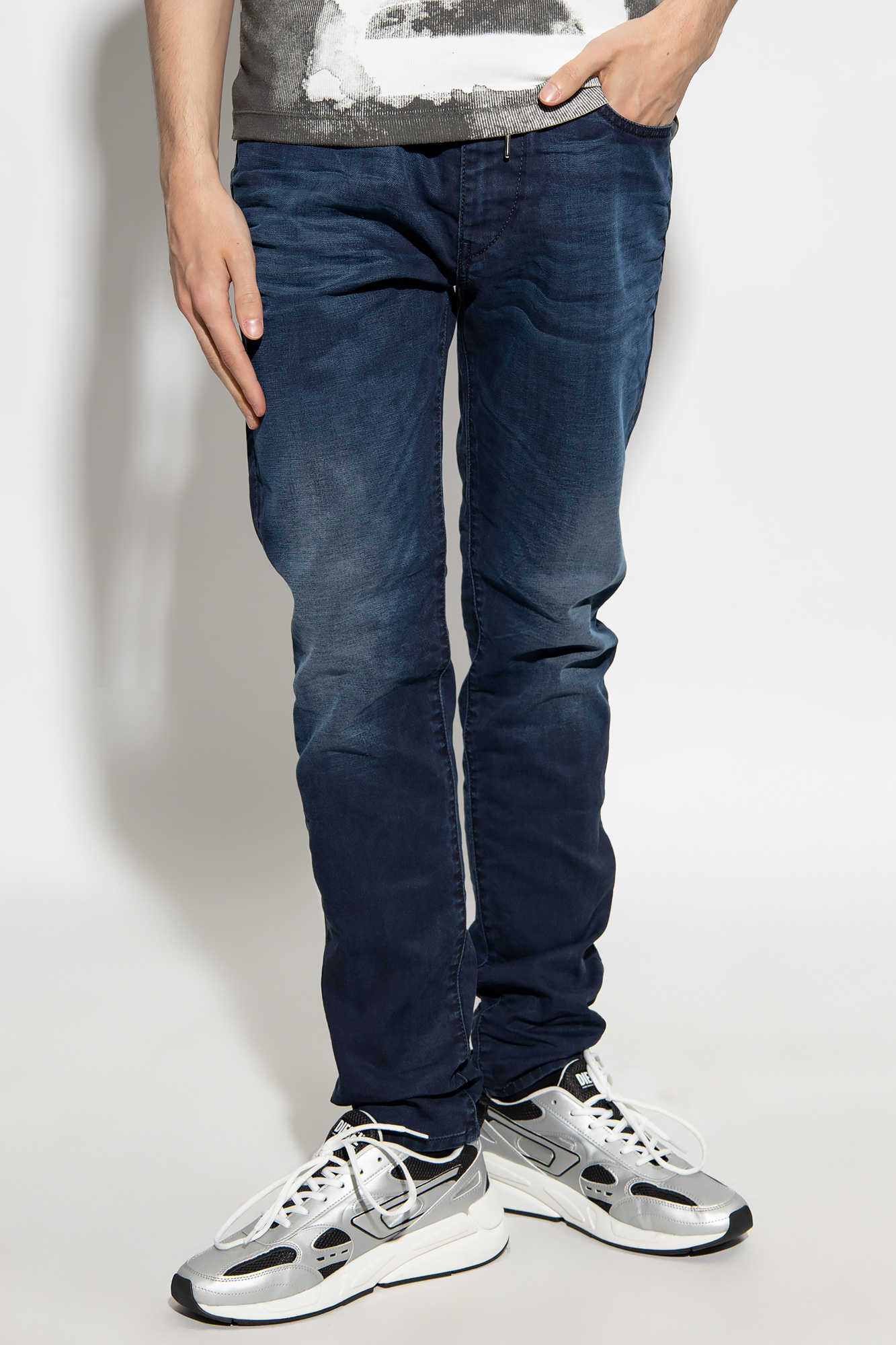 Navy blue 'D-STRUKT JOGG' jeans Diesel - Vitkac GB